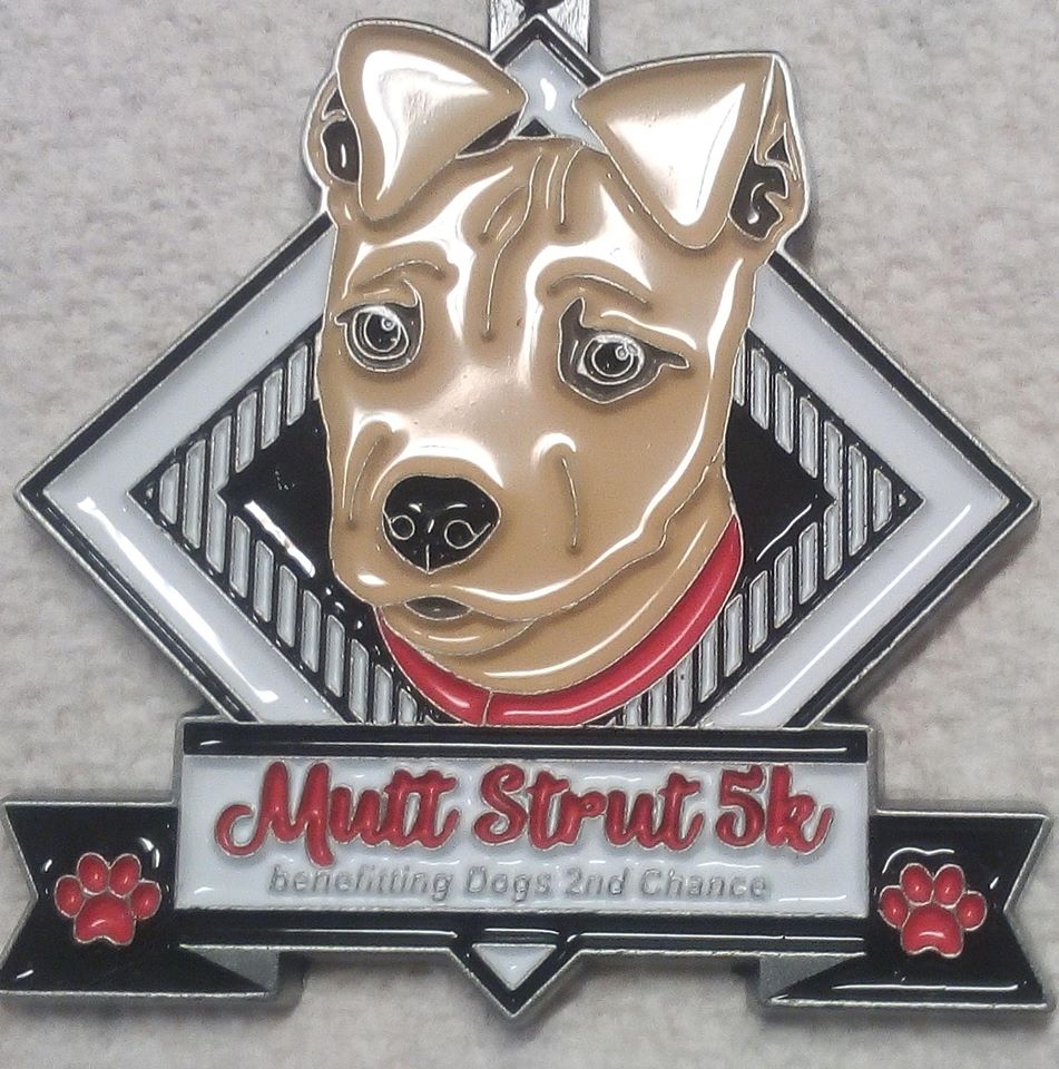 Mutt Strut 5k Medal